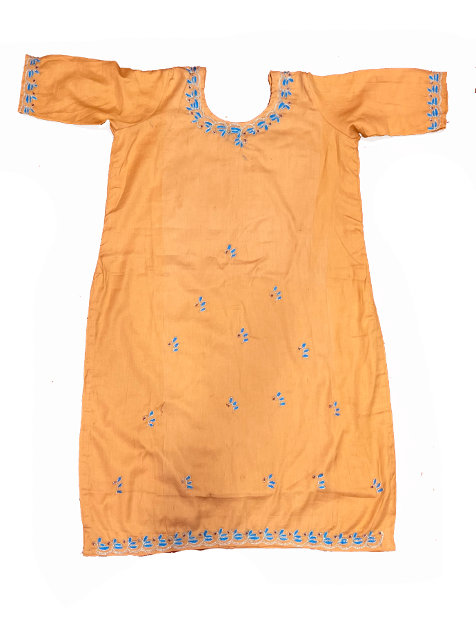 Orange  Suit With Zari work