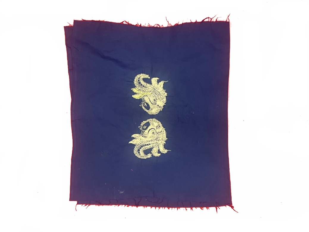 Cornflower Navi Blue Suit With Zari Work